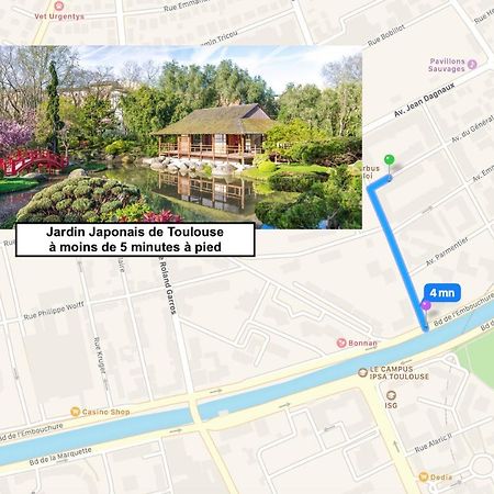 Le Saint Eloi - Studio Avec Parking Toulouse Centre Apartamento Exterior foto